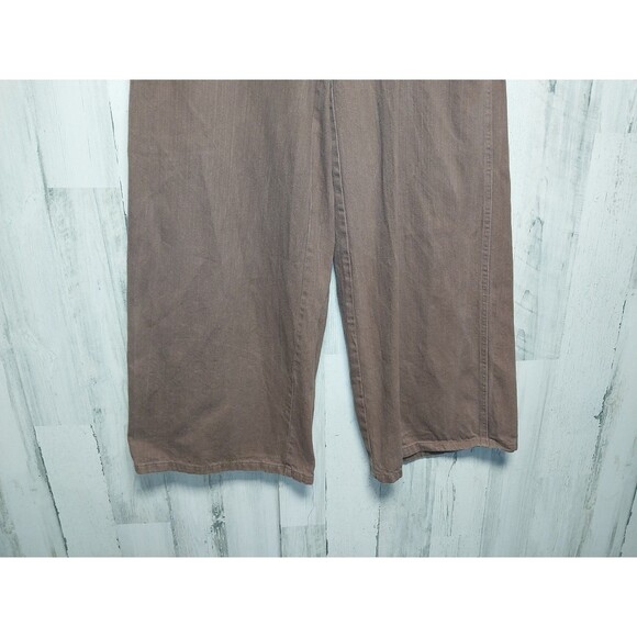 Tunnel Vision Medium Brown Baggy Jeans Embroidered - Picture 2 of 6